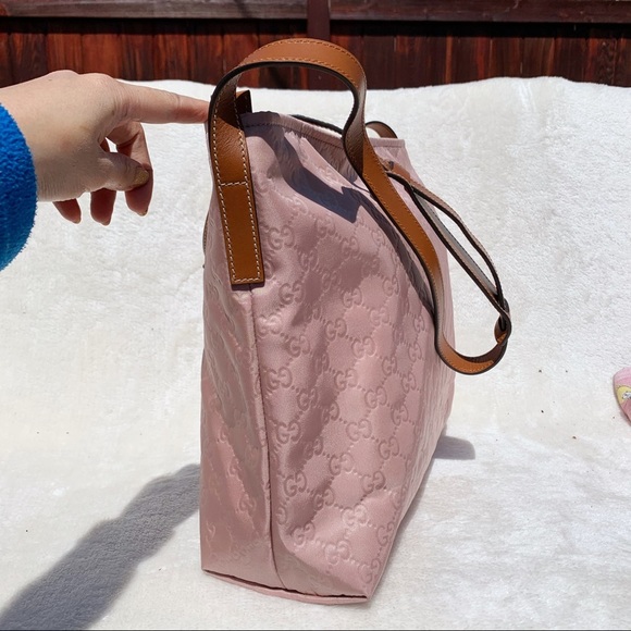 NWT Authentic Gucci Nylon Guccissima Messenger Bag - Picture 4 of 10